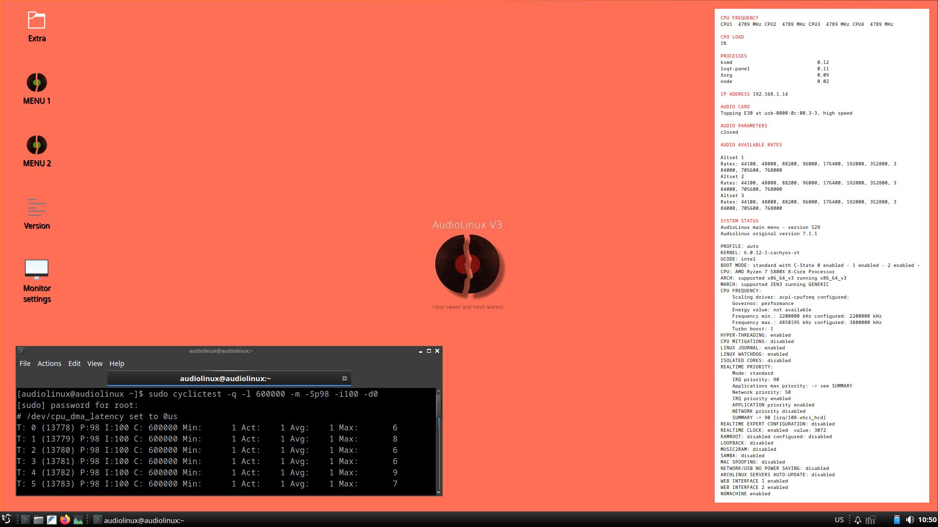 Audiolinux The Audiophile Realtime Plug Play Operative System