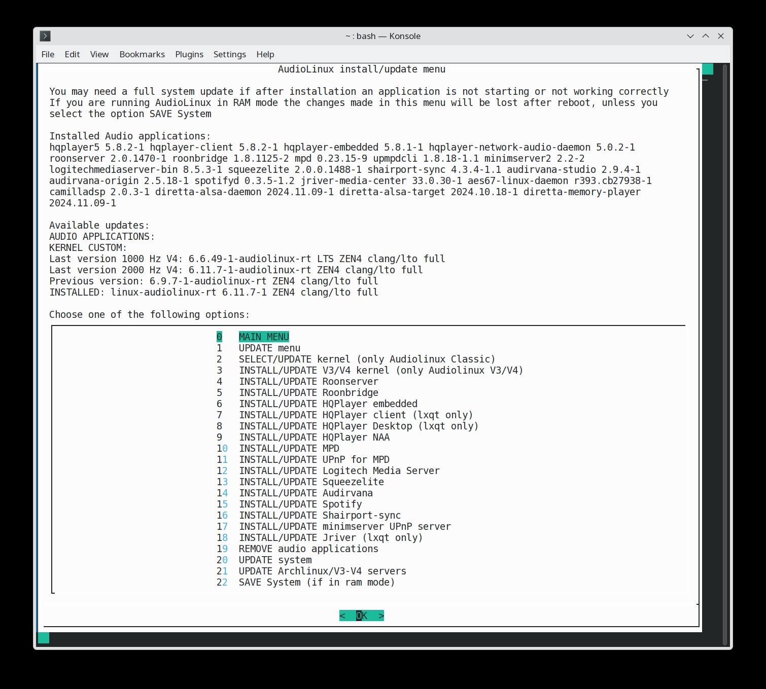 Audiolinux The Audiophile Realtime Plug Play Operative System